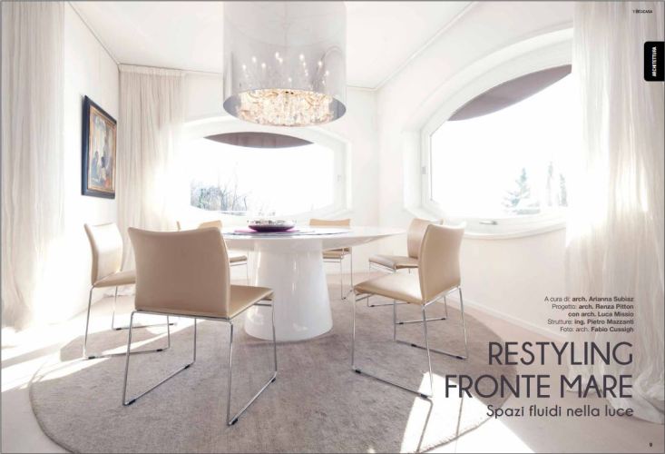 RESTYLING FRONTE MARE  Spazi fluidi nella luce 